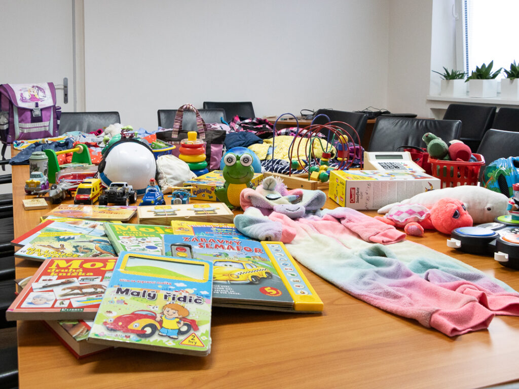 Uspořádali jsme charitativní sbírku pro potřebné